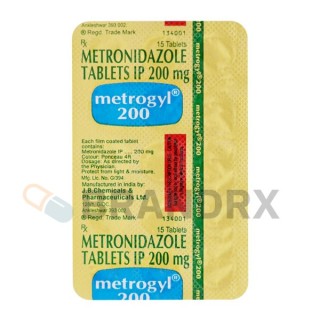 Metrogyl 200 mg J.B. Chemicals & Pharmaceuticals Ltd.