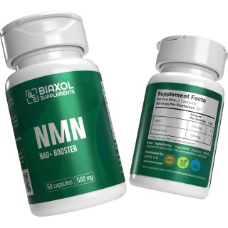 NMN & Resveratrol (NAD+ Booster) in Capsules Biaxol Supplements